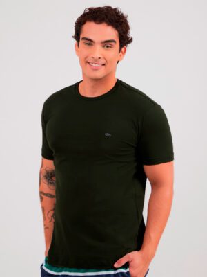 Camiseta Básica Masculina Strong Lisa Out Fit Domno