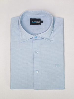 Camisa Social Masculina Manga Curta Essencial Domno